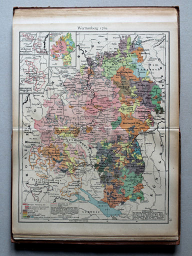 Putzgers Historischer Schul-Atlas, 1918
35. Württemberg 1789