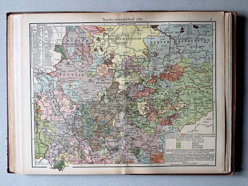 Putzgers Historischer Schul-Atlas, 1918
37. Nordwestdeutschland 1789