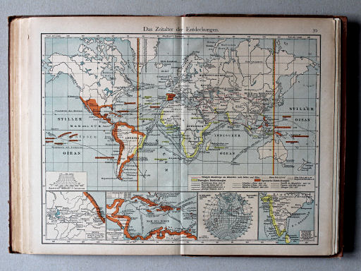 Putzgers Historischer Schul-Atlas, 1918
39. Das Zeitalter der Entdeckungen