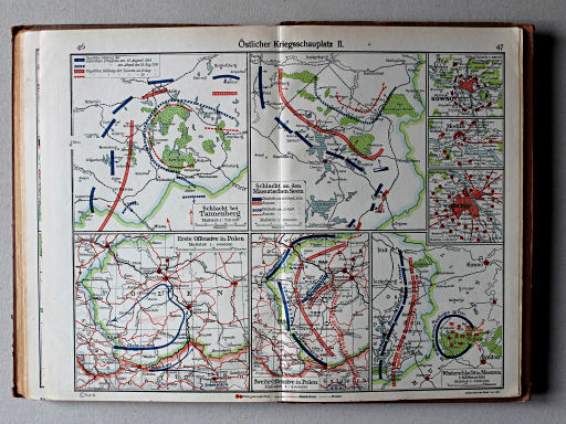 Putzgers Historischer Schul-Atlas, 1918
46.47. Östlicher Kriegsschauplatz II