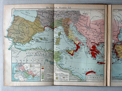 Putzgers Historischer Schul-Atlas, 1922
2. Die Alte Welt. Westlicher Teil