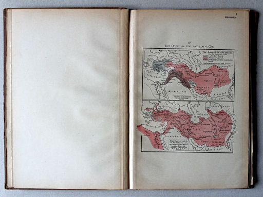 Putzgers Historischer Schul-Atlas, 1922
4a. Der Orient um 600 und 500 v. Chr.