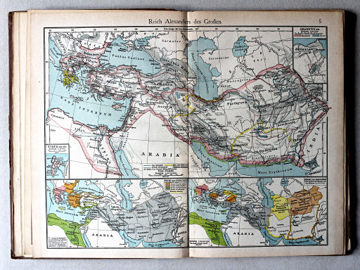Putzgers Historischer Schul-Atlas, 1922
5. Reich Alexanders des Grossen