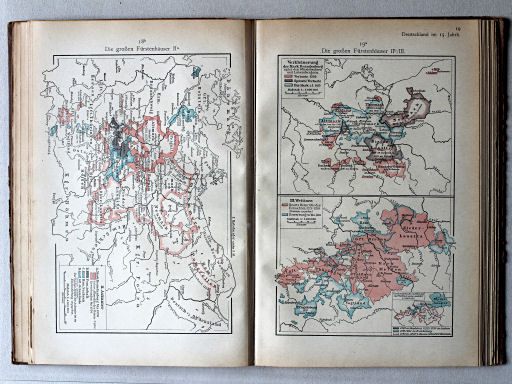 Putzgers Historischer Schul-Atlas, 1922
19a. Die großen Fürstenhäuser IIb/III