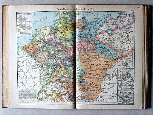 Putzgers Historischer Schul-Atlas, 1922
24. Deutschland im 18. Jahrhundert (1786)