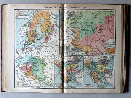 Putzgers Historischer Schul-Atlas, 1922
25. Schweden. Rußland. Polen. Orientalische Frage