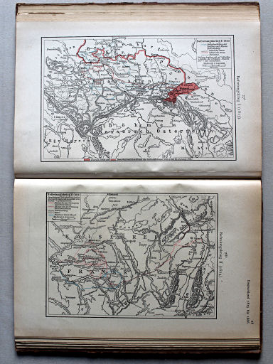 Putzgers Historischer Schul-Atlas, 1922
27b. Befreiungskrieg I (1813)
28a. Befreiungskrieg II (1814)