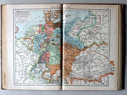 Putzgers Historischer Schul-Atlas, 1922
28. Deutschland 1815 bis 1866