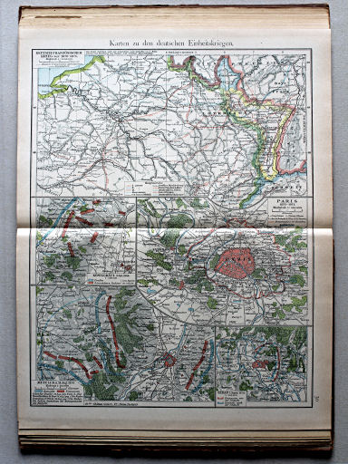 Putzgers Historischer Schul-Atlas, 1922
30. Karten zu den deutschen Einheitskriegen