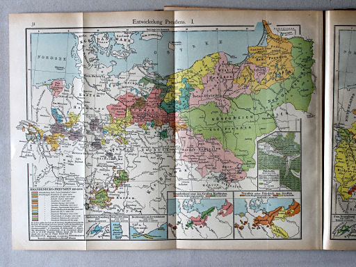 Putzgers Historischer Schul-Atlas, 1922
31. Entwickelung Preußens. I