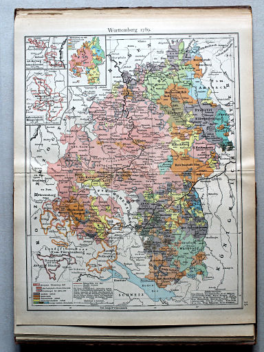 Putzgers Historischer Schul-Atlas, 1922
35. Württemberg 1789