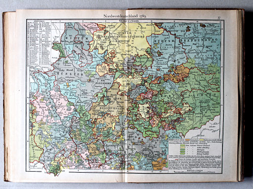 Putzgers Historischer Schul-Atlas, 1922
37. Nordwestdeutschland 1789