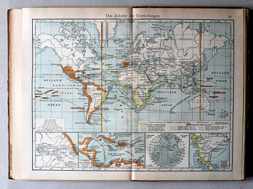 Putzgers Historischer Schul-Atlas, 1922
39. Das Zeitalter der Entdeckungen