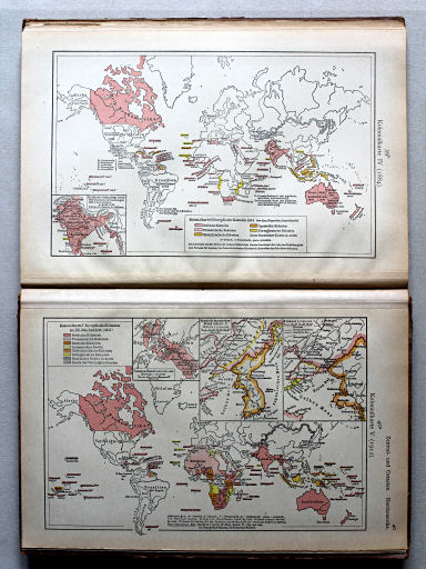 Putzgers Historischer Schul-Atlas, 1922
39b. Kolonialkarte IV (1884)
40a. Kolonialkarte V (1912)