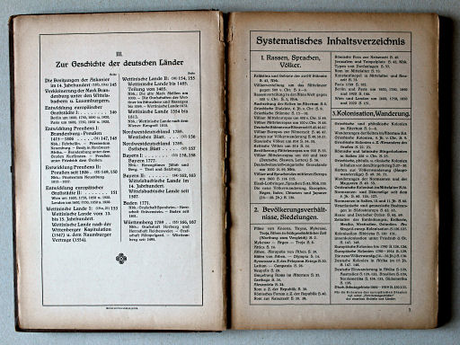 Putzgers Historischer Schul-Atlas, Große Ausgabe, 1923
Inhoudsopgave 4 / Table of contents 4
