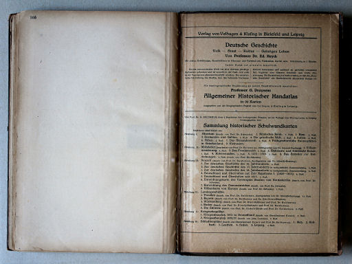 Putzgers Historischer Schul-Atlas, Große Ausgabe, 1923
Schutblad achterin / Rear endpaper