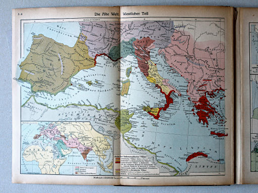Putzgers Historischer Schul-Atlas, Große Ausgabe, 1923
3.4. Die Alte Welt. Westlicher Teil
