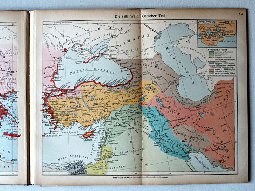 Putzgers Historischer Schul-Atlas, Große Ausgabe, 1923
5.6. Die Alte Welt. Östlicher Teil