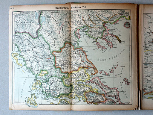 Putzgers Historischer Schul-Atlas, Große Ausgabe, 1923
15.16. Griechenland. Nördlicher Teil