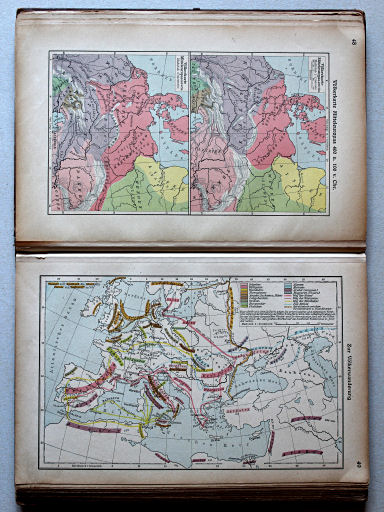 Putzgers Historischer Schul-Atlas, Große Ausgabe, 1923
49. Zur Völkerwanderung