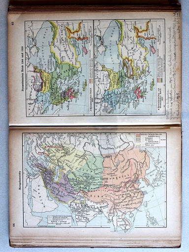 Putzgers Historischer Schul-Atlas, Große Ausgabe, 1923
64. Mongolenreiche