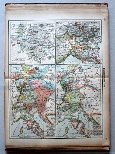 Putzgers Historischer Schul-Atlas, Große Ausgabe, 1923
102.103. Napoleonische Zeit I