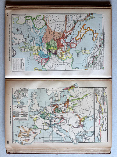 Putzgers Historischer Schul-Atlas, Große Ausgabe, 1923
108. Kriegszusammenhänge V