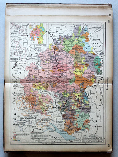 Putzgers Historischer Schul-Atlas, Große Ausgabe, 1923
166.167. Württemberg