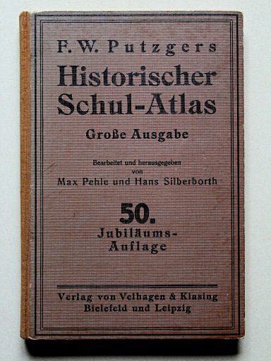 Putzgers Historischer Schul-Atlas, Große Ausgabe, 1931/33
Voorkant band