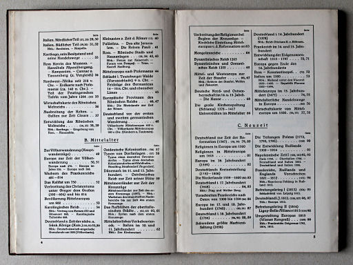 Putzgers Historischer Schul-Atlas, Große Ausgabe, 1931/33
Inhoudsopgave 2 / Table of contents 2