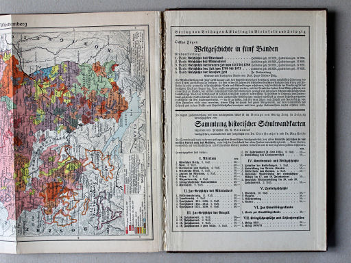 Putzgers Historischer Schul-Atlas, Große Ausgabe, 1931/33
Schutblad achterin / Rear endpaper