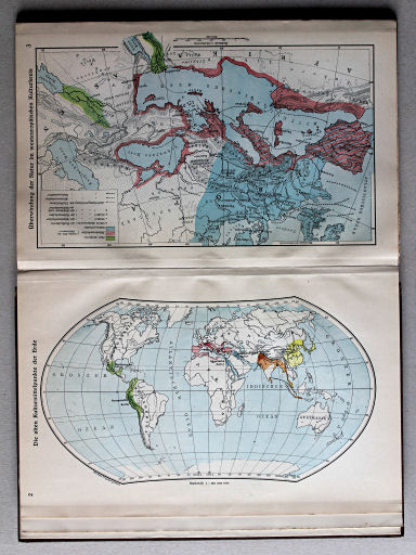 Putzgers Historischer Schul-Atlas, Große Ausgabe, 1931/33
2. Die alten Kulturmittelpunkte der Erde