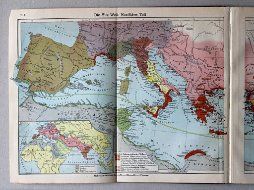 Putzgers Historischer Schul-Atlas, Große Ausgabe, 1931/33
7.8. Die Alte Welt. Westlicher Teil