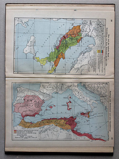 Putzgers Historischer Schul-Atlas, Große Ausgabe, 1931/33
33. Karthago, sein Besitzstand und seine Handelswege