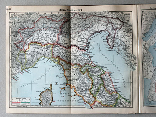Putzgers Historischer Schul-Atlas, Große Ausgabe, 1931/33
29.30. Italien. Nördlicher Teil
