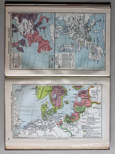 Putzgers Historischer Schul-Atlas, Große Ausgabe, 1931/33
68. Deutsche Nord- und Ostseeherrschaft – Die Hanse