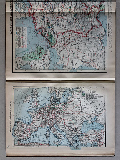 Putzgers Historischer Schul-Atlas, Große Ausgabe, 1931/33
76. Mittelalterliche Handelswege in Europa