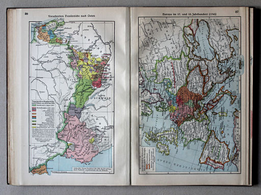 Putzgers Historischer Schul-Atlas, Große Ausgabe, 1931/33
86. Vorschreiten Frankreichs nach Osten