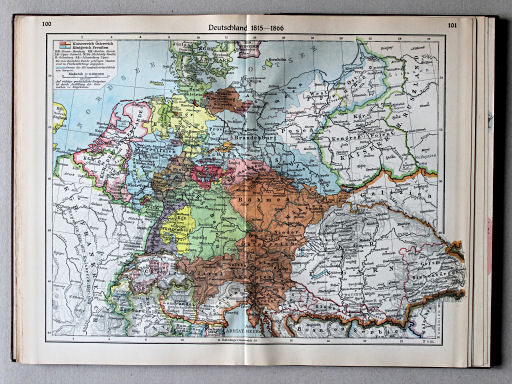 Putzgers Historischer Schul-Atlas, Große Ausgabe, 1931/33
100.101. Deutschland 1815-1866