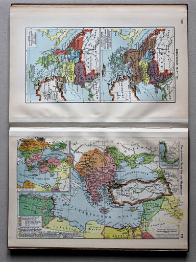 Putzgers Historischer Schul-Atlas, Große Ausgabe, 1931/33
121. Osmanisches Reich bis zur Gegenwart