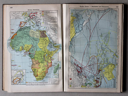 Putzgers Historischer Schul-Atlas, Große Ausgabe, 1931/33
130. Aufteilung Afrikas