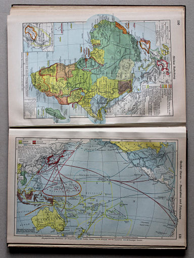 Putzgers Historischer Schul-Atlas, Große Ausgabe, 1931/33
131. Großer Ozean – Australien und Polynesien