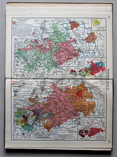 Putzgers Historischer Schul-Atlas, Große Ausgabe, 1931/33
152.153. Wettinische Lande II