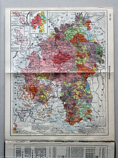 Putzgers Historischer Schul-Atlas, Große Ausgabe, 1931/33
159.160. Württemberg