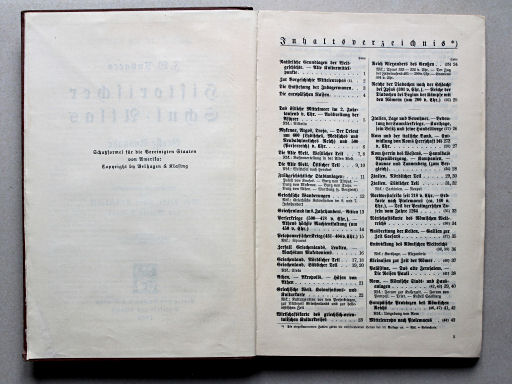 Putzgers Historischer Schul-Atlas, Große Ausgabe, 1934
Inhoudsopgave 1 / Table of contents 1