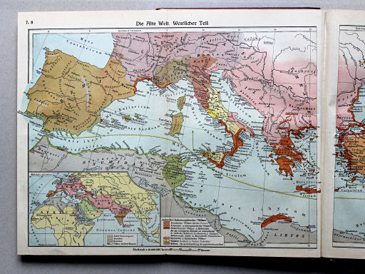 Putzgers Historischer Schul-Atlas, Große Ausgabe, 1934
7.8. Die Alte Welt. Westlicher Teil