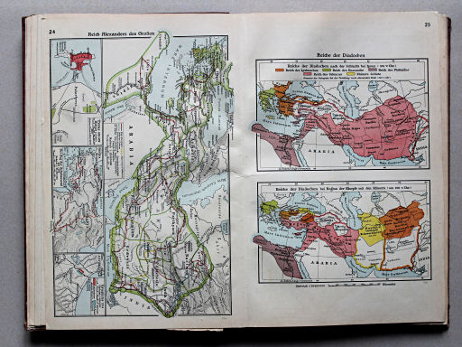 Putzgers Historischer Schul-Atlas, Große Ausgabe, 1934
25. Reiche der Diadochen