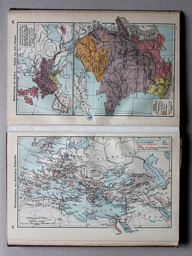 Putzgers Historischer Schul-Atlas, Große Ausgabe, 1934
34. Wirtschaftskarte des Römischen Weltreichs