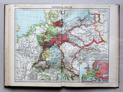 Putzgers Historischer Schul-Atlas, Große Ausgabe, 1934
96.97. Deutschland im Jahre 1812