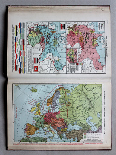 Putzgers Historischer Schul-Atlas, Große Ausgabe, 1934
111. Europa 1878-1912 – Einkreisung Deutschlands bis 1914